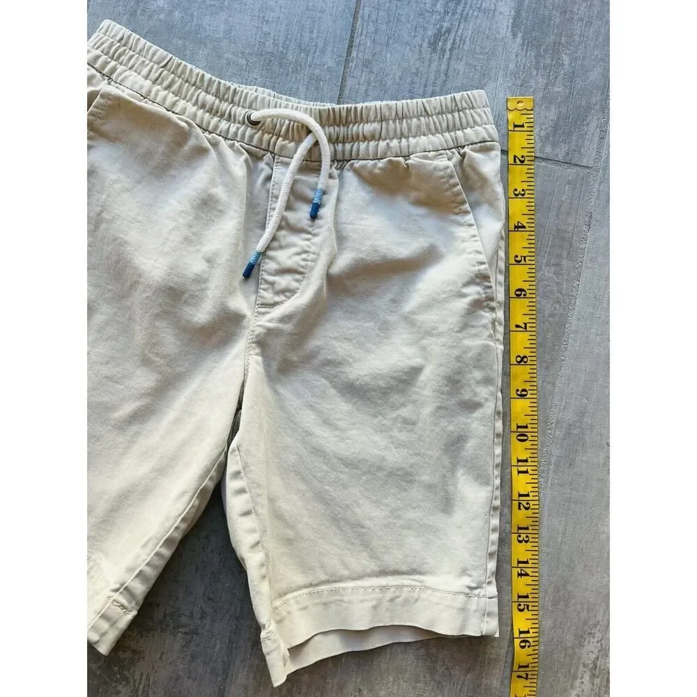 Gap Kids Boy Easy Pull On Shorts Khaki Tan Chino Everyday Casual School L 10-11
